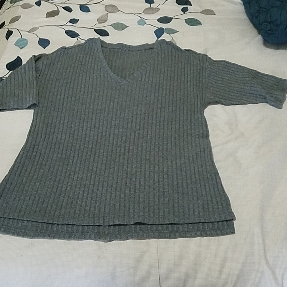 Gray sweater 1X